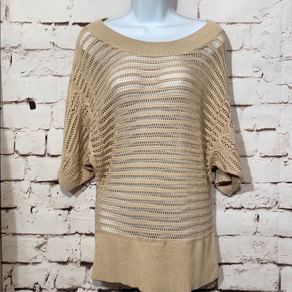 Banana Republic Batwing Open Knit Top, Size L